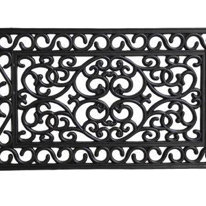 Callowaymills 2-ft x 3-ft Chesapeake Rubber Rectangular Indoor or outdoor Decorative Welcome Door mat
