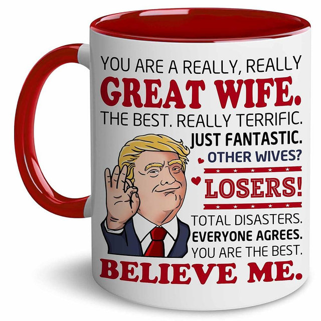 BECHUSKY Gifts for Wife - You a Great Wife Mug - Gifts for Wives - Mugs for Wifey - Mugs for Wives - Christmas, Valentines, Birthday Gift Wifey From Husband, Hubby - Present Idea For Her, Women
