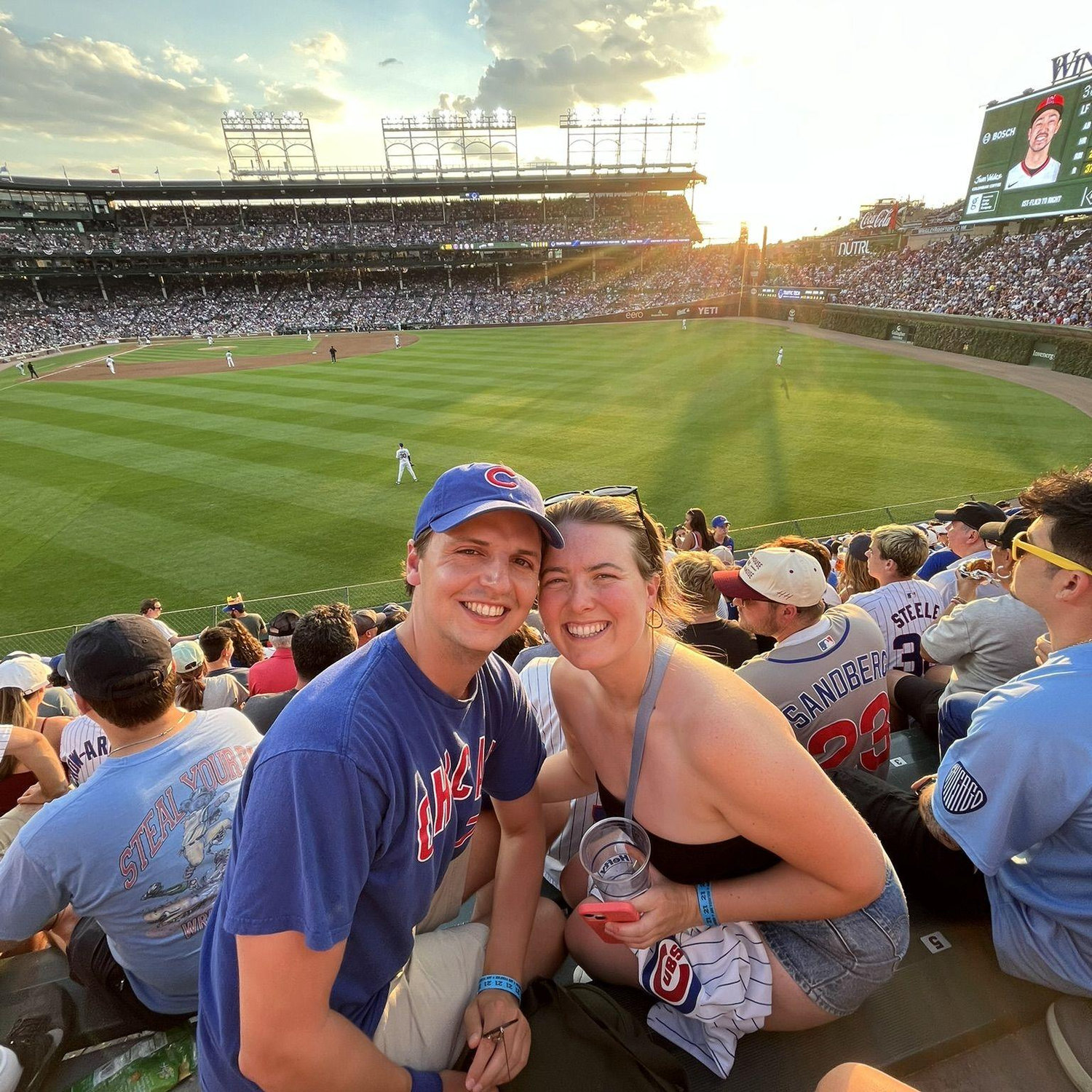 Chicago Cubs game at Wrigley Field