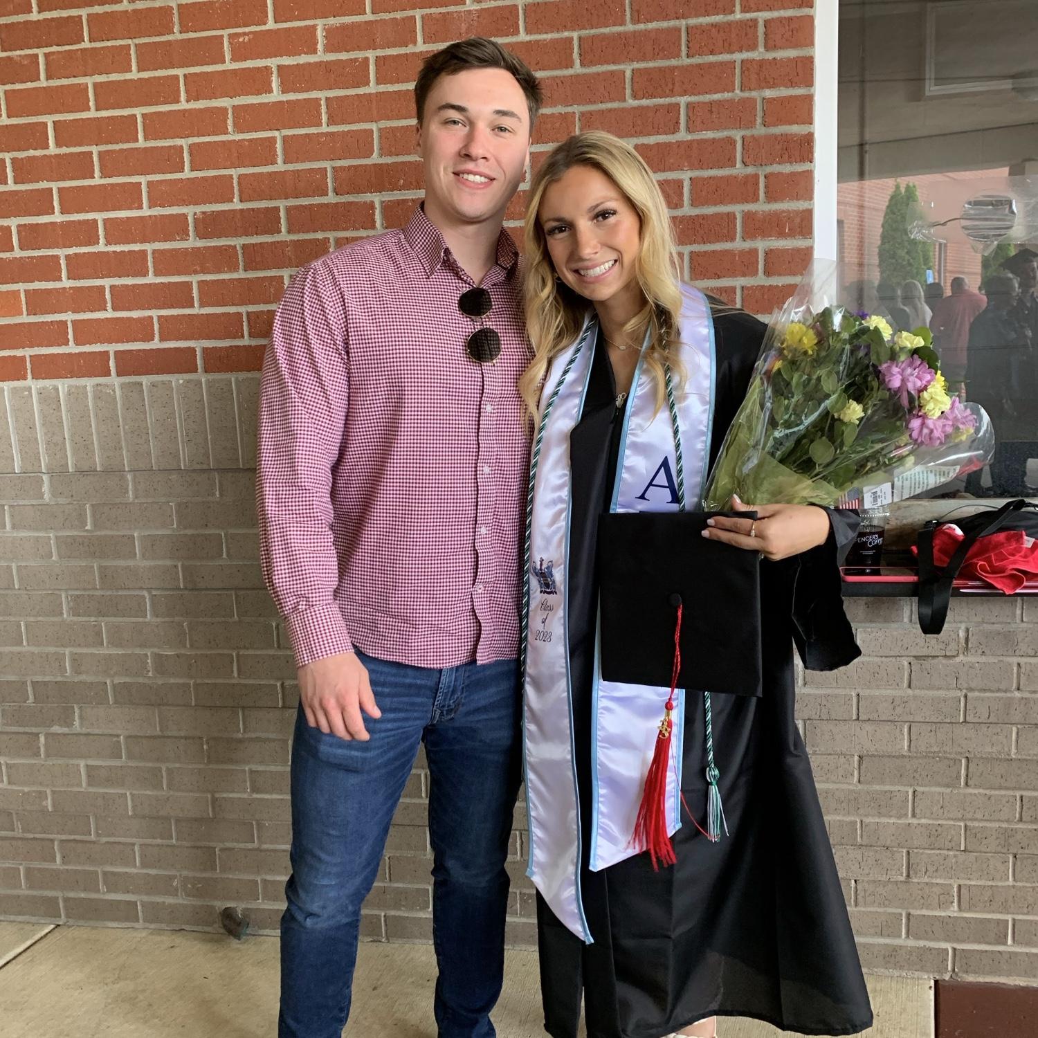 Sophie's college graduation bright and early! 5/5/23