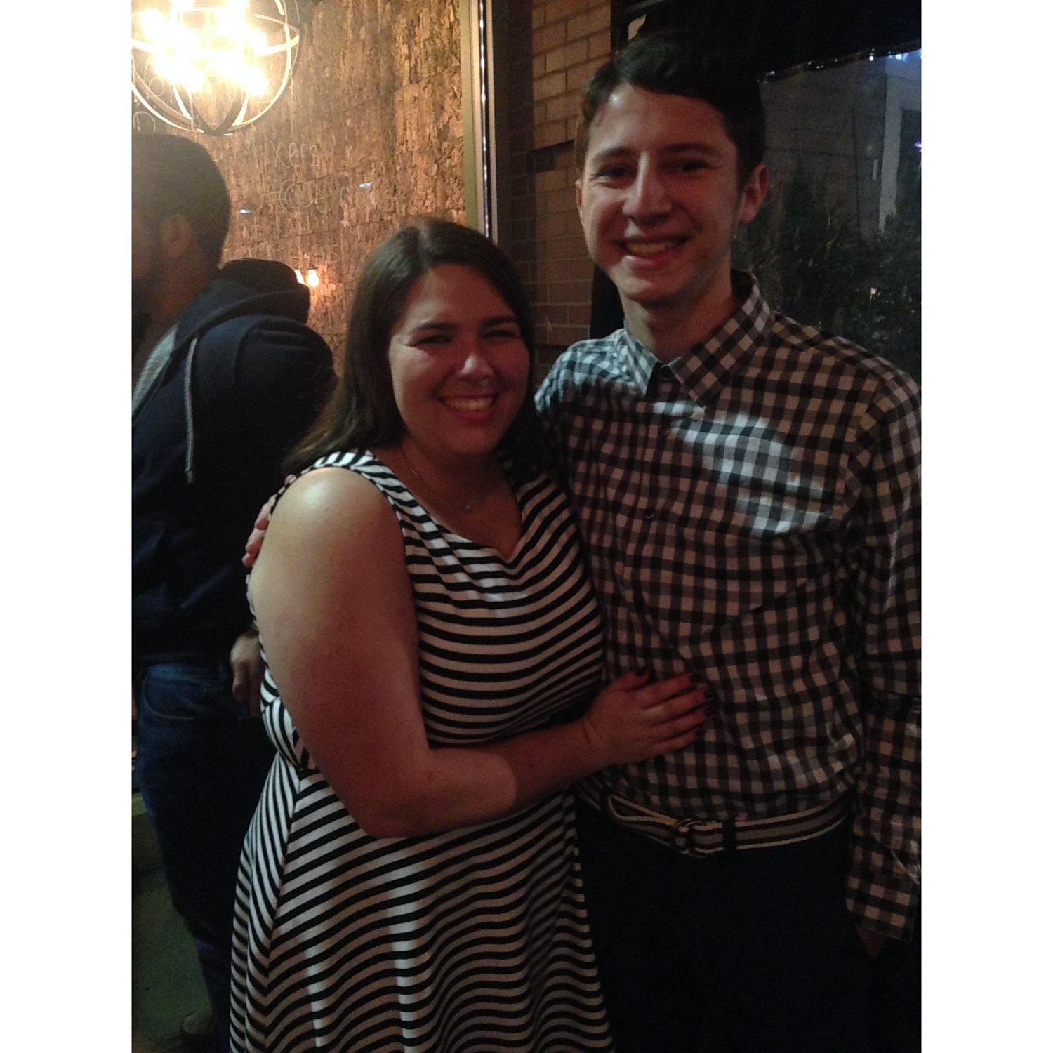Marissa and Teddy's first date c. 2015 - Marissa's sorority date party.
