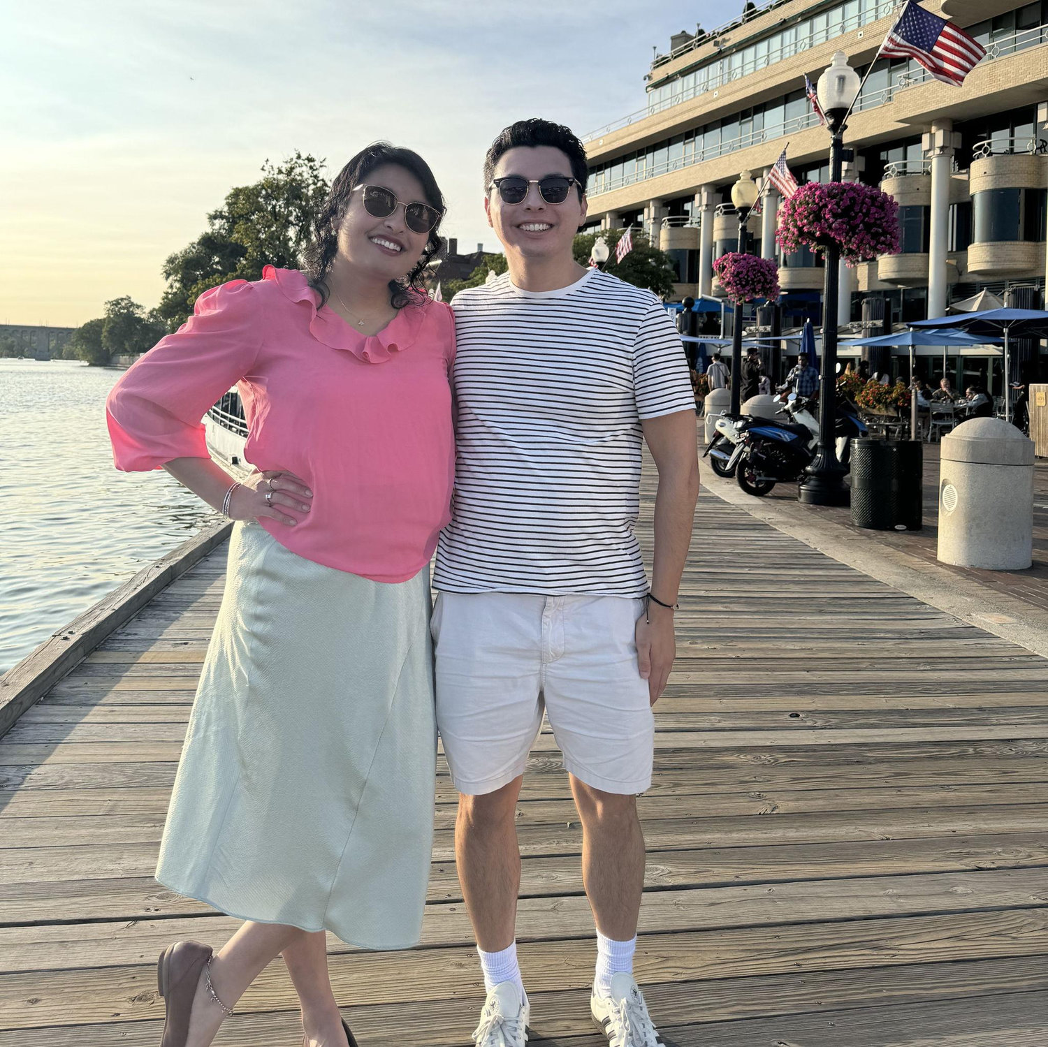 Hanging out in Georgetown, one of our favorite spots in D.C.!