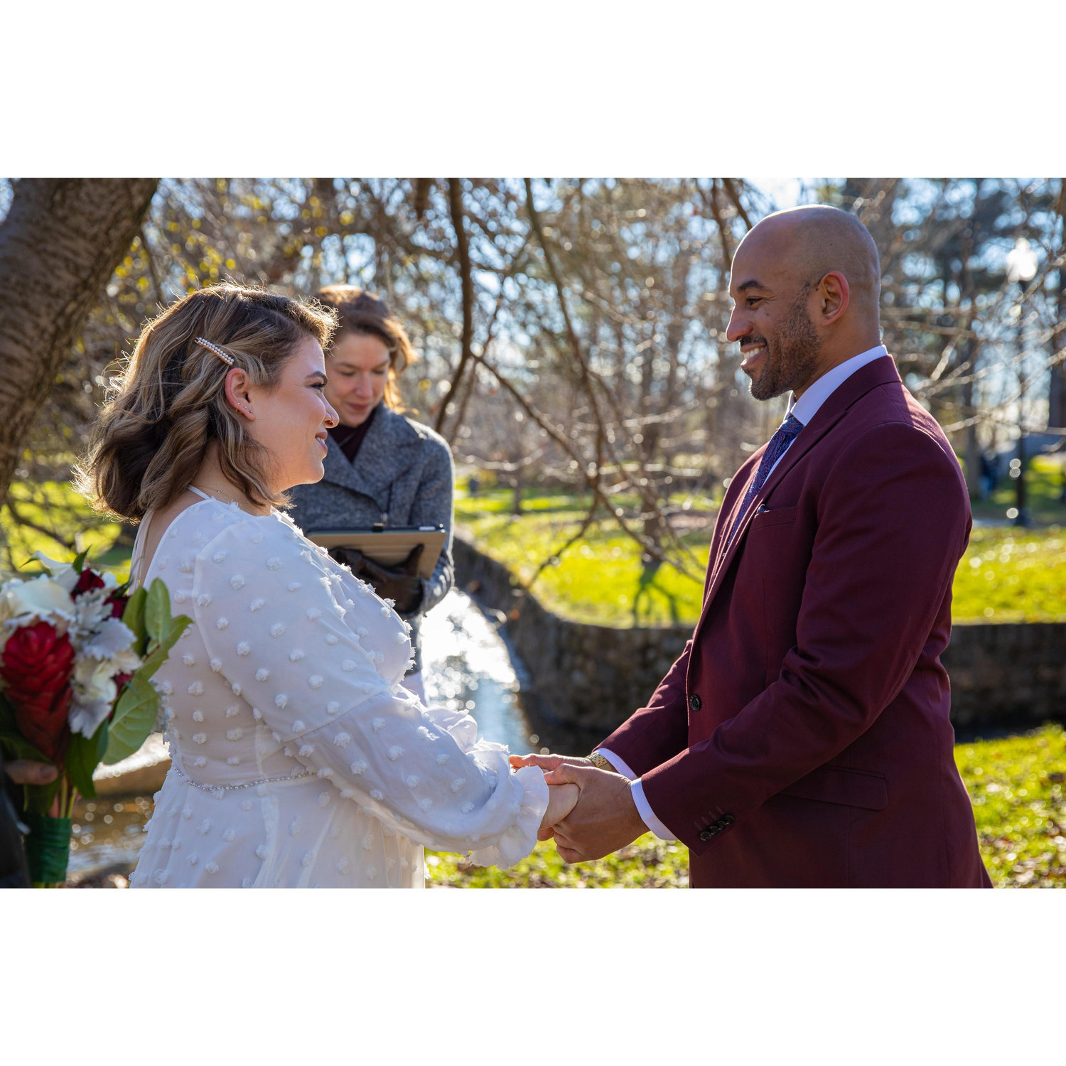 Right before the vows