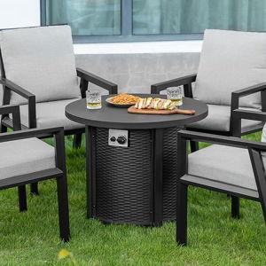 Nuu Garden 29.9-in Propane Fire Pit Table