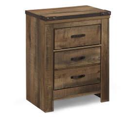 Signature Design By Ashley Trinell Rustic 2-Drawer Nightstand