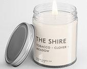 THE SHIRE Soy Candle, Hobbit Candle, lotr...