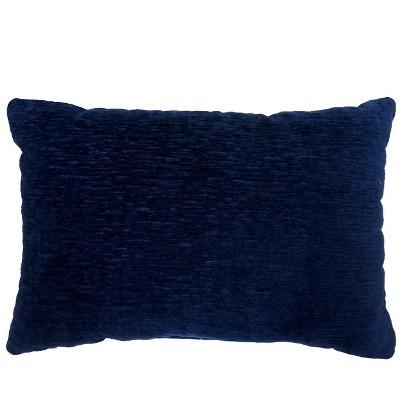 Solid Lumbar Throw Pillow Navy - Threshold™