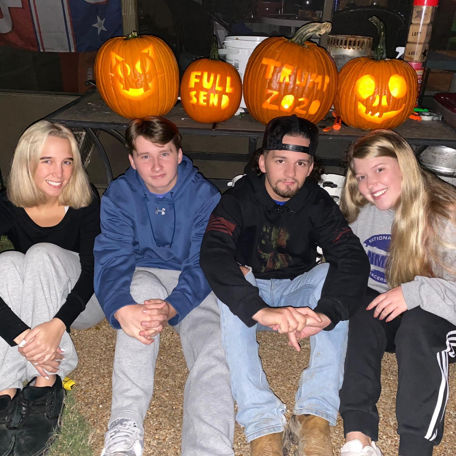 The first picture we all four took together!