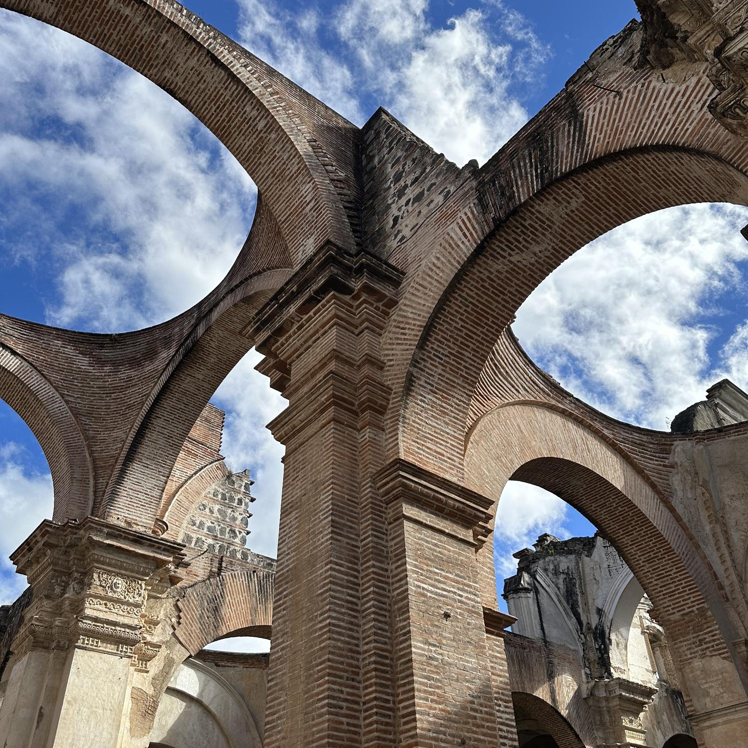 Antigua is filled with beautiful colonial ruins. Go immerse yourself in history! You can visit any of the ruins entrance fee of 40 quetzals for foreigners (about $5.00 USD).