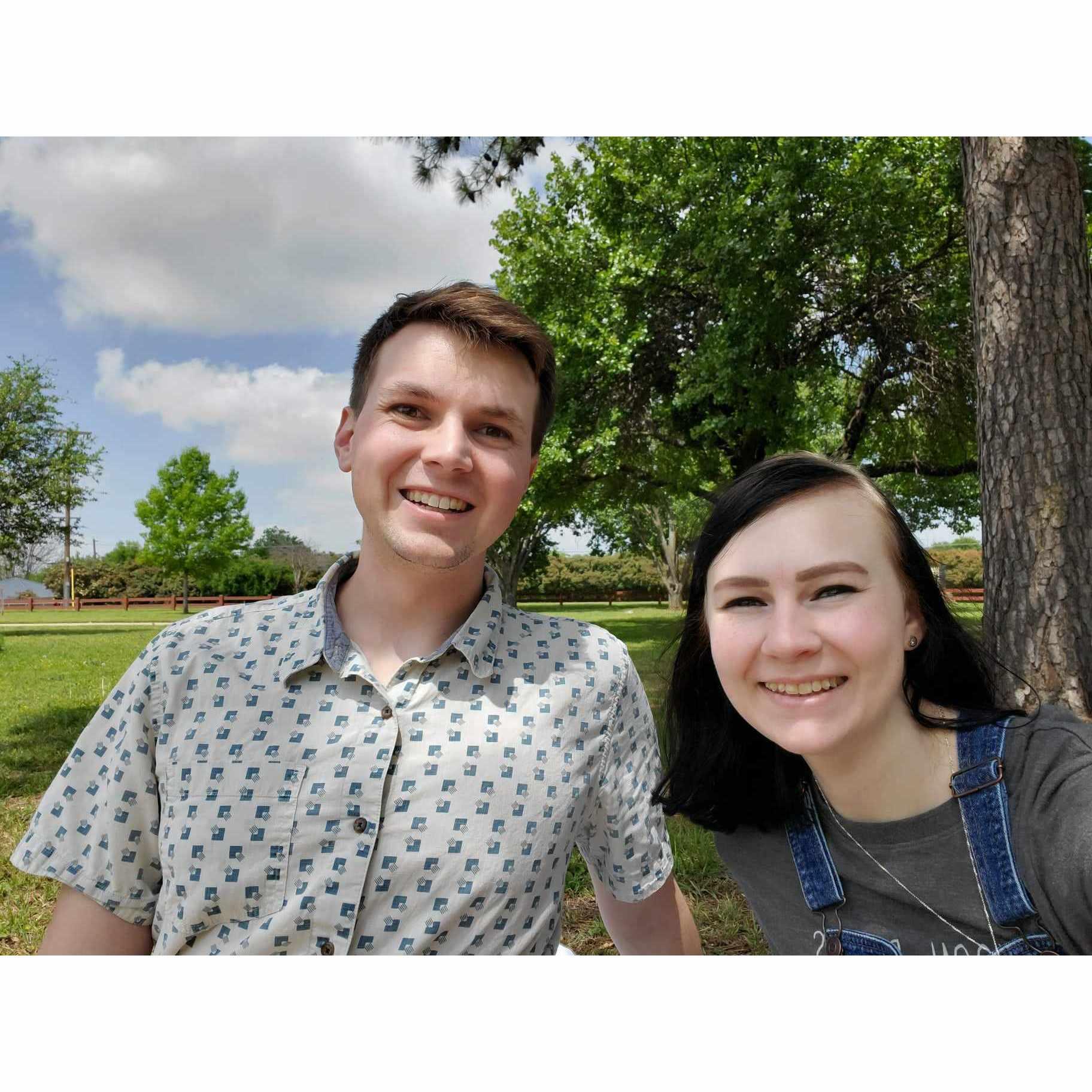Fort Worth, TX, before the solar eclipse, April 2024