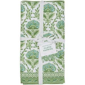 Two's Company Napkins Countryside Set of 4 Napkins - Floral Pattern (Print)