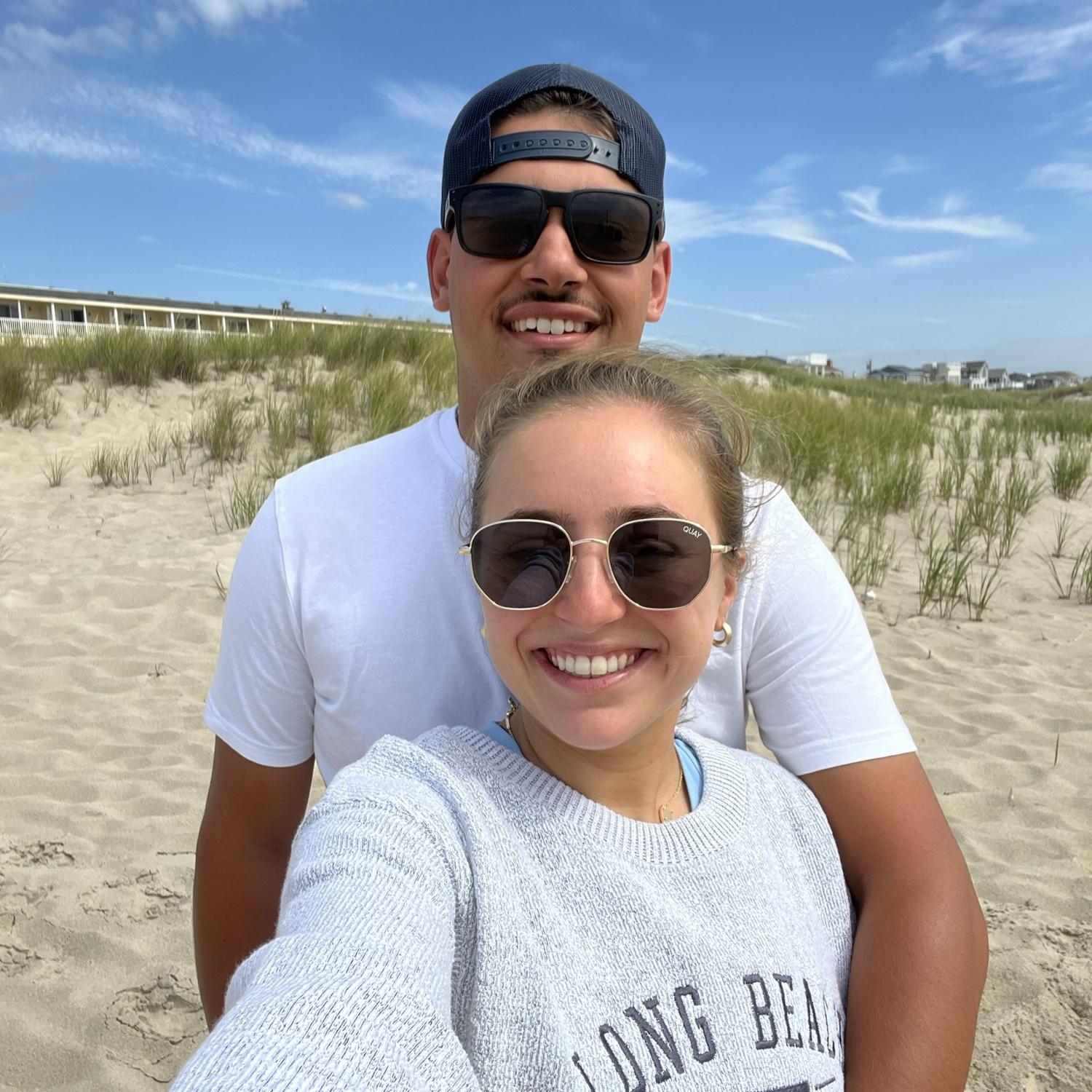 Our first trip to Long Beach Island together. Jay proposed to Maryann in the same spot one year later! We love that this beach is a part of our forever love story!