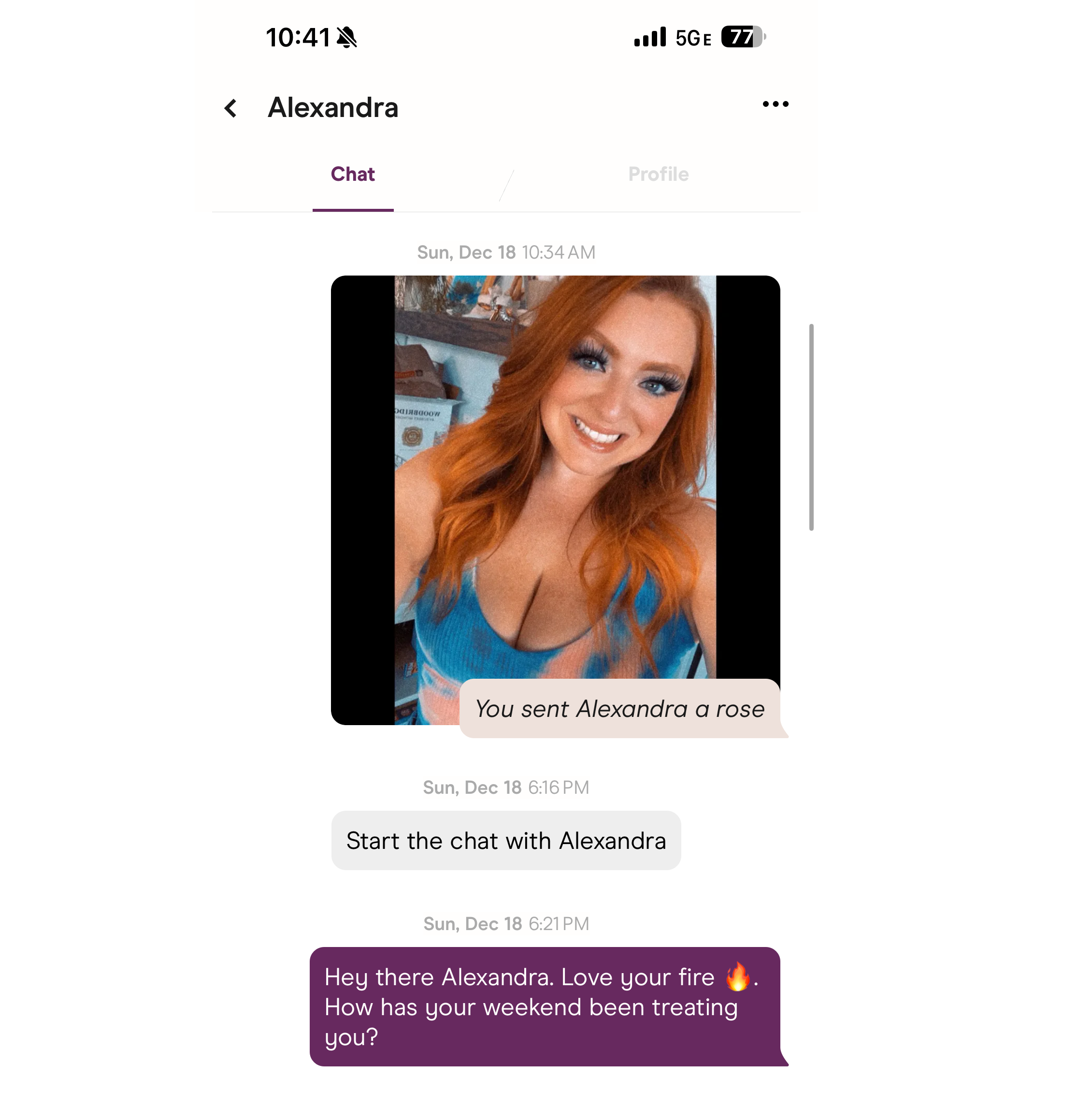 How it all started <3 Thank you Hinge!