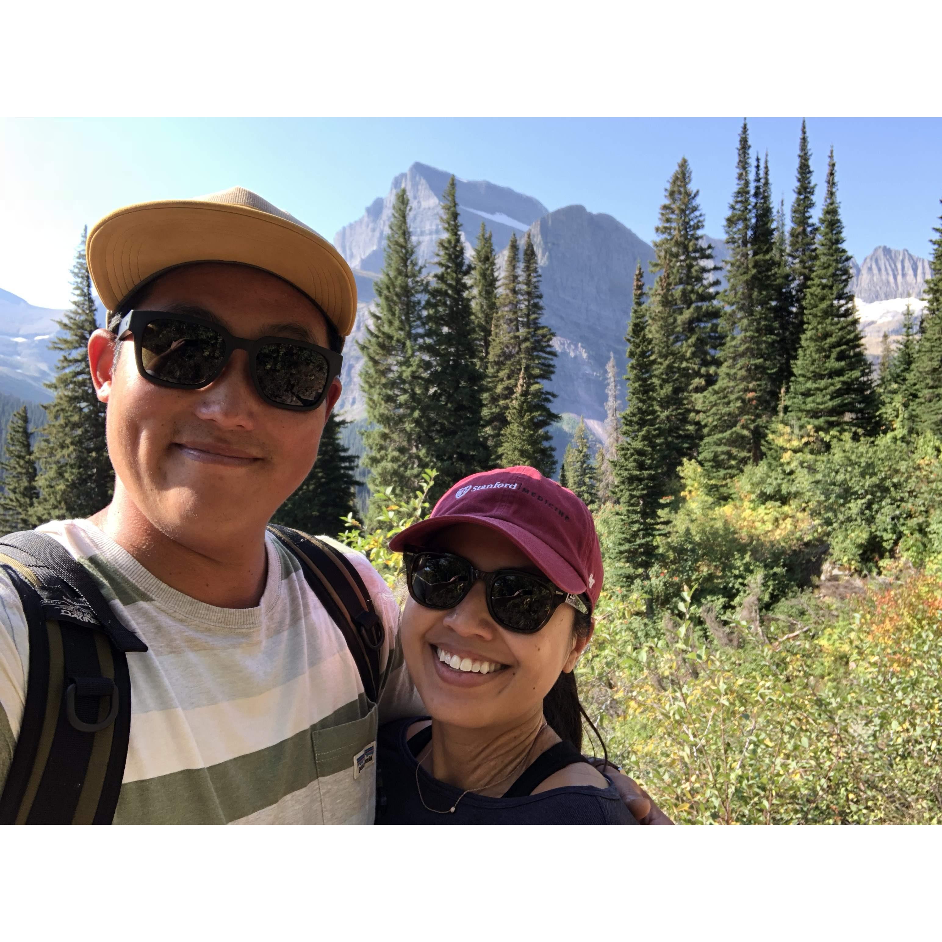 Glacier National Park, thankfully no bears