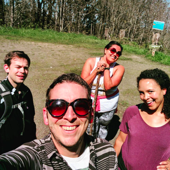 Hiking in Forest Park with Anton & Katie! -- "Spring" 2017
