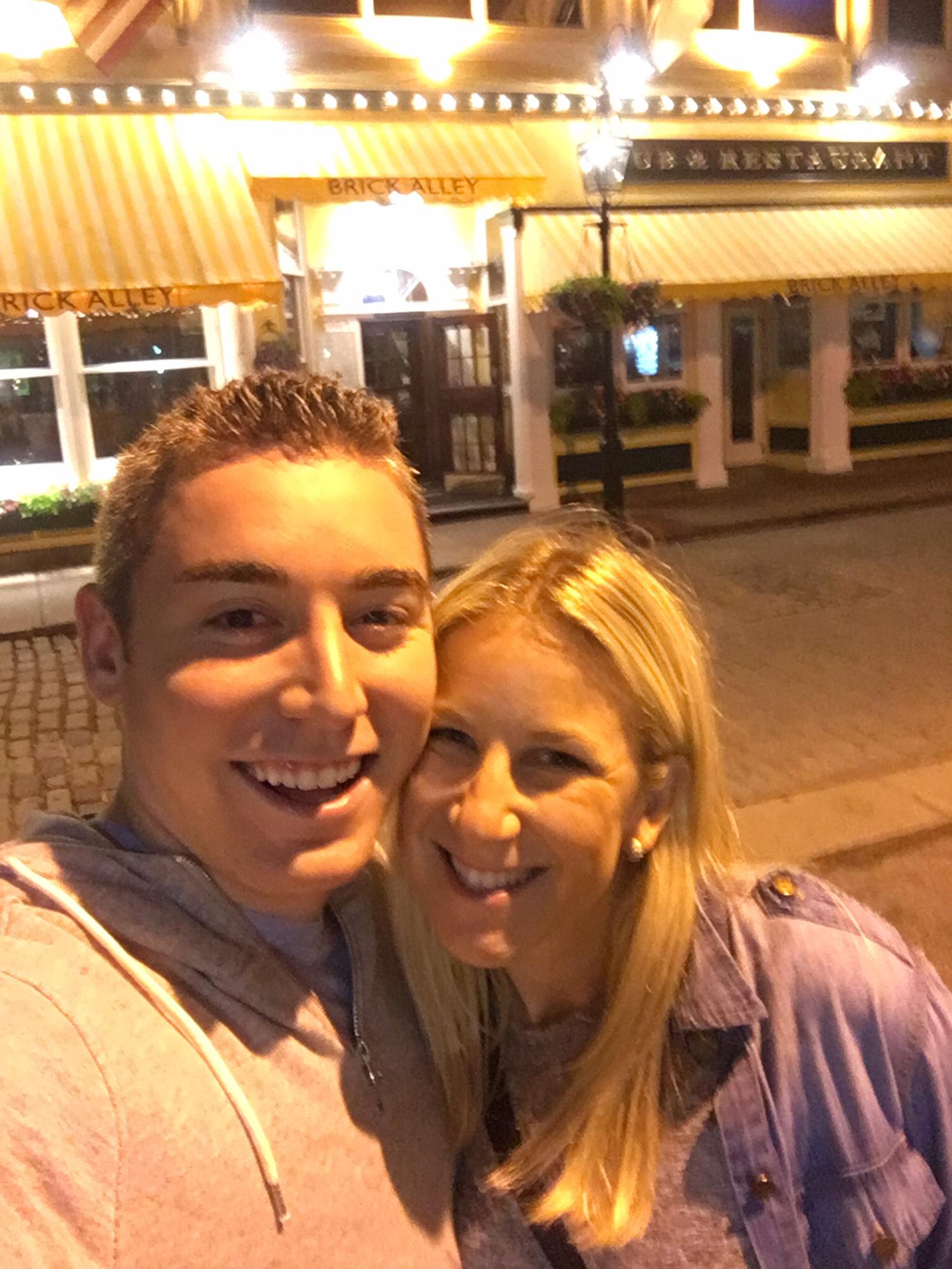 Our very first photo together in Newport!
