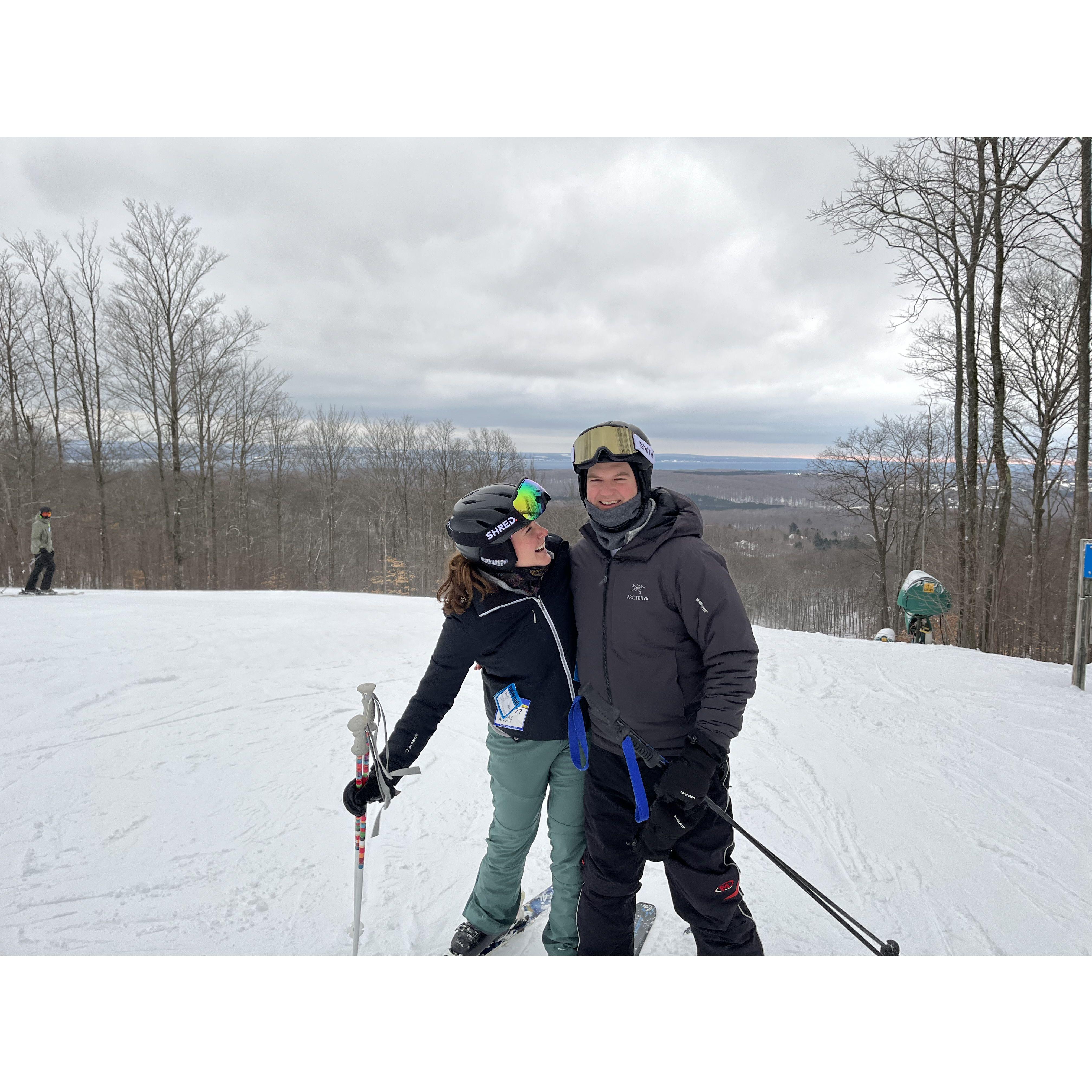 Skiing in Northern Michigan