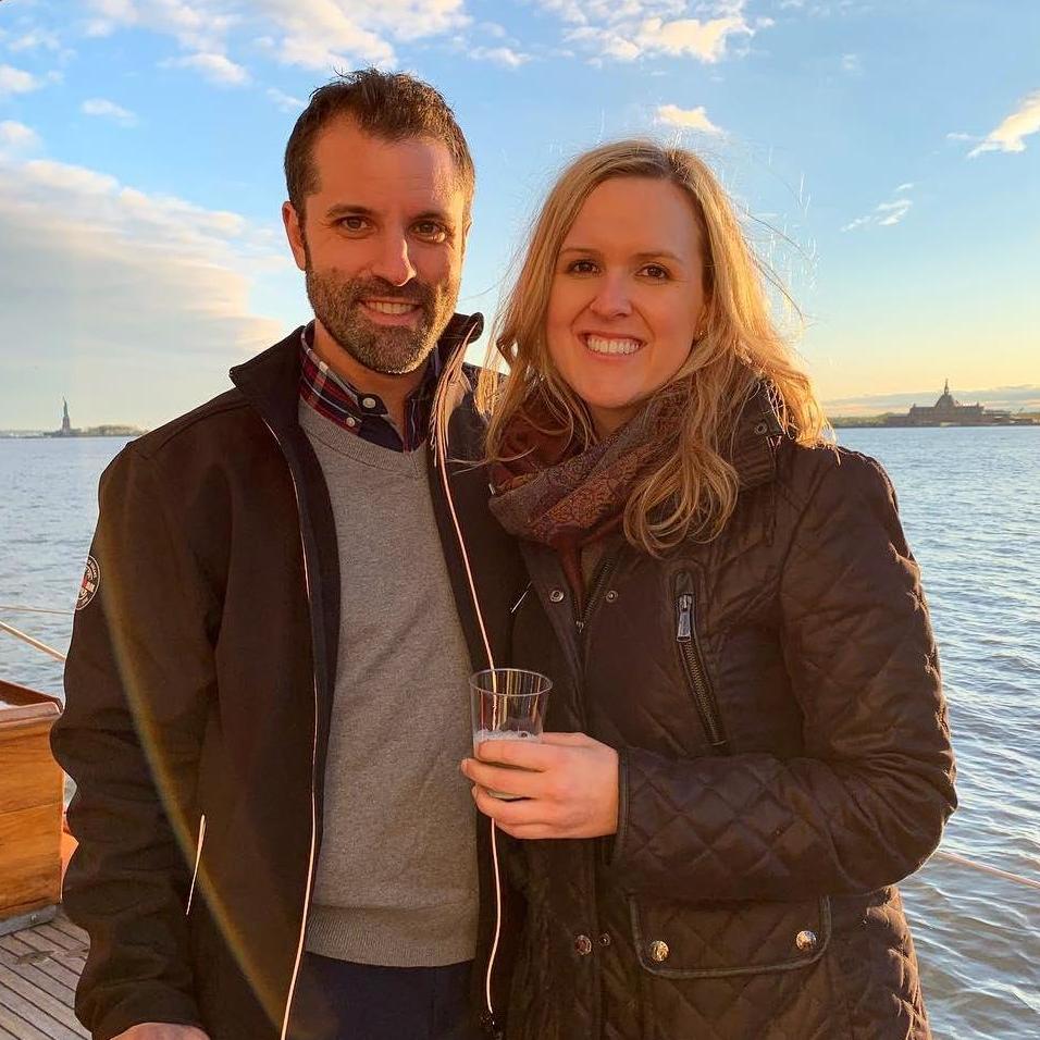 Celebrating our friend Jen's Birthday on a beautiful boat.