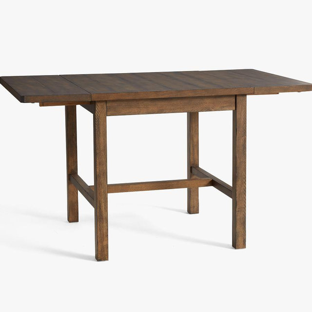 Mateo Drop Leaf Dining Table, Salvaged Black