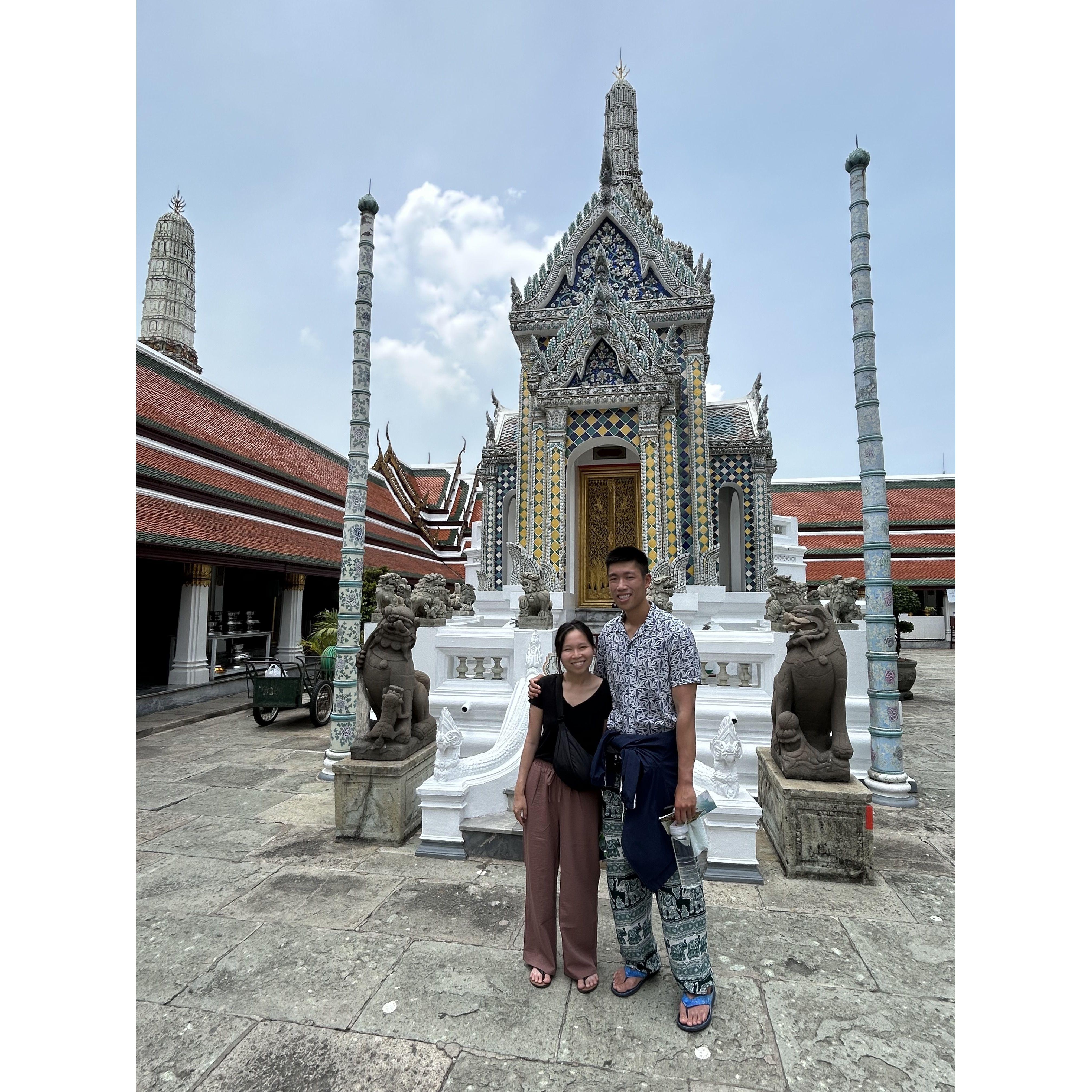 Our first international trip together in 2023 exploring the temples of Thailand!