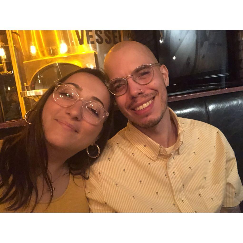 Our first birthday celebration together (Jazzy's 27th birthday), spent with family at Big Bear Brewing Company in Coral Springs, Florida.