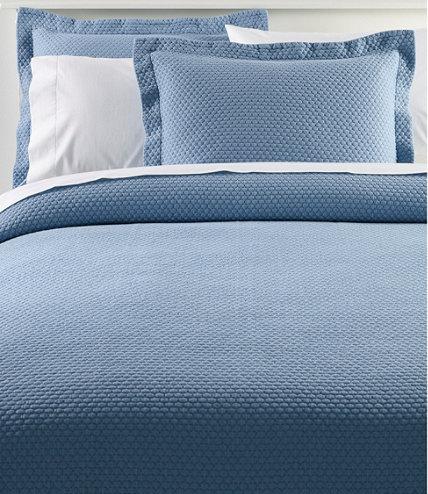 Organic Honeycomb Matelasse Bedspread