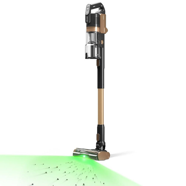 LEVOIT VortexIQ® Pro Cordless Vacuum Cleaner, NeoSight™ Green Light Dust Reveal, Ultra Powerful Suction for Pet, 60-Min Runtime, Anti-Tangle Brush, Self-Standing, 180° Lay-Flat Design, HEPA Filter