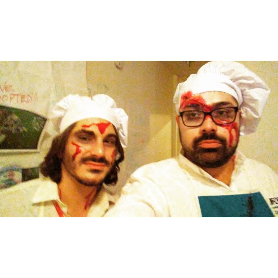 Halloween 2016. We were "Chopped" Chefs.
Halloween 2016. Fuimos cocineros del programa de television "Chopped."