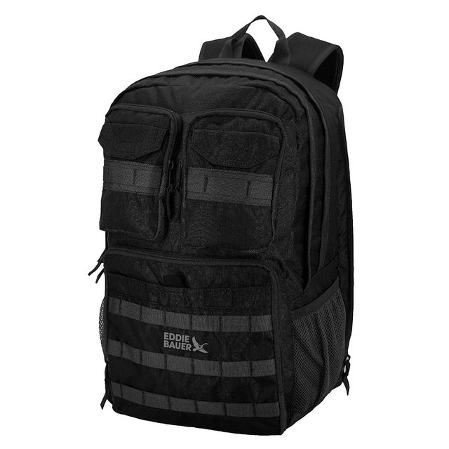 Eddie Bauer Cargo Tactical Backpack | Adventure | Heavy Duty | Outdoor | Water Resistant | 600D Polyester