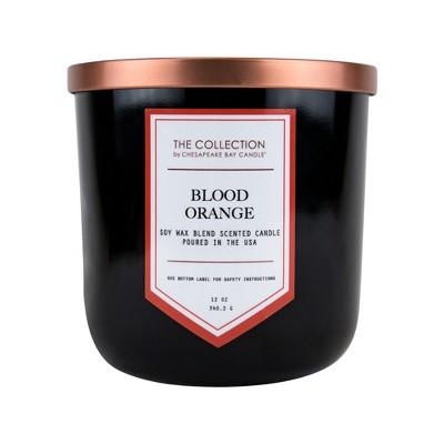 12oz Lidded Glass Jar 2-Wick Candle Blood Orange - The Collection By Chesapeake Bay Candle