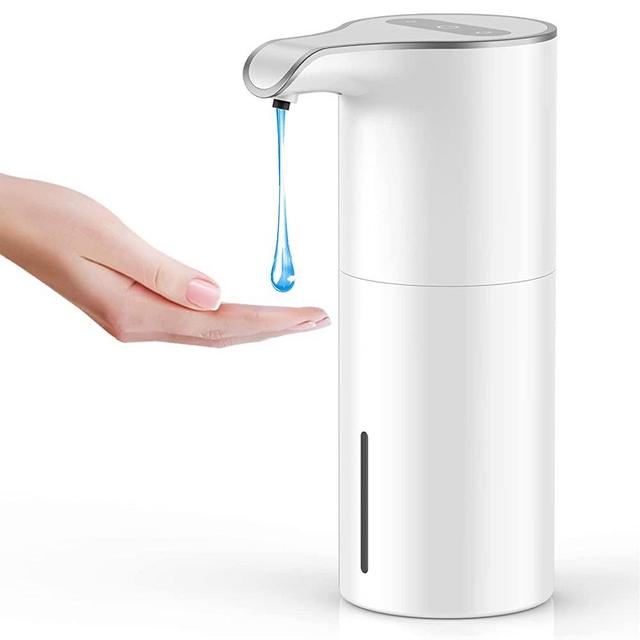 YIKHOM Automatic Liquid Soap Dispenser, 15.37oz/450ml Soap Dispenser, Touchless Hand Sanitizer Dispenser Electric, Motion Sensor Waterproof Pump for Bathroom Kitchen Dish Soap , USB C Rechargeable