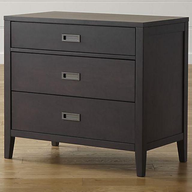 Arch Grey-Brown 3-Drawer Chest