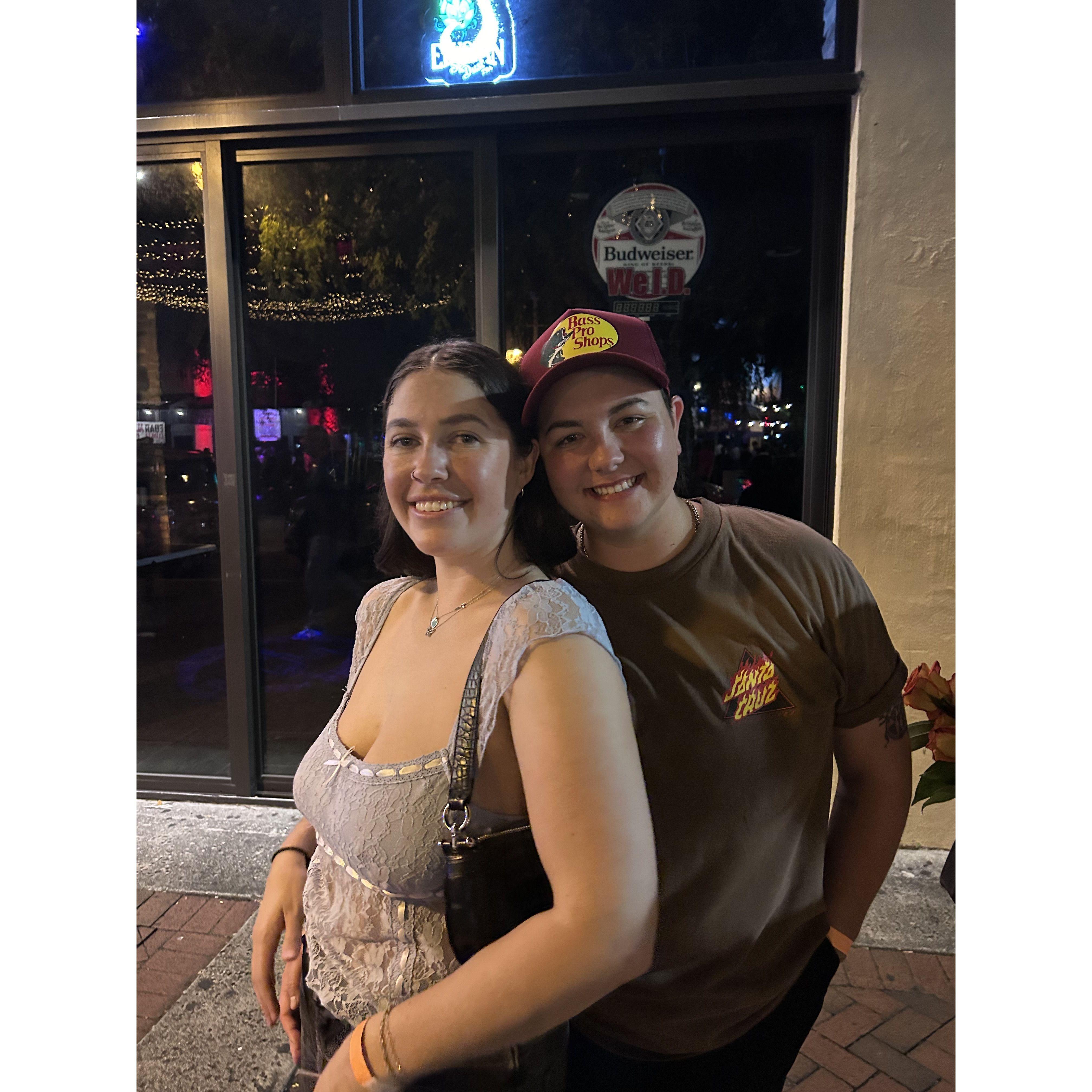 Exploring Ft. Lauderdale with friends.
