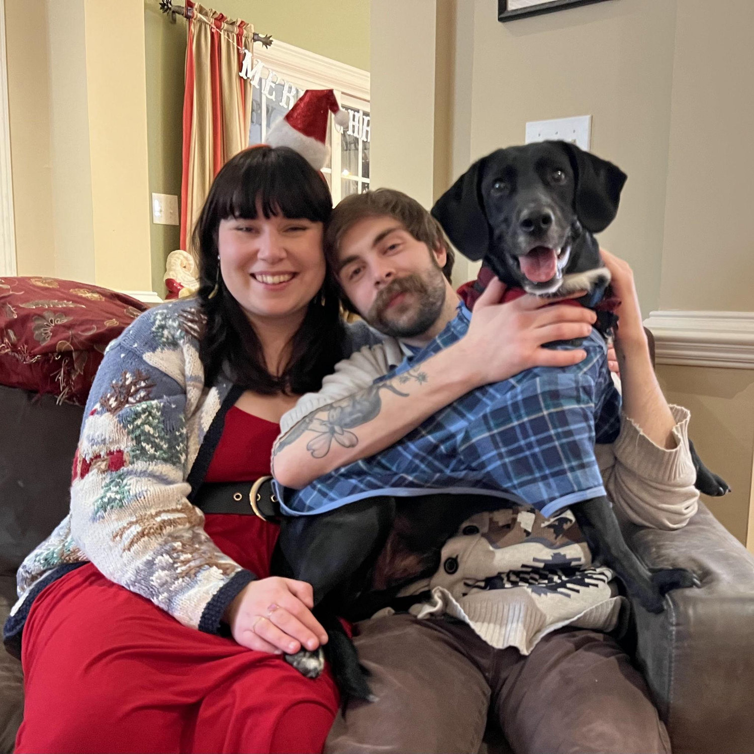 Our first Christmas with Otter!
