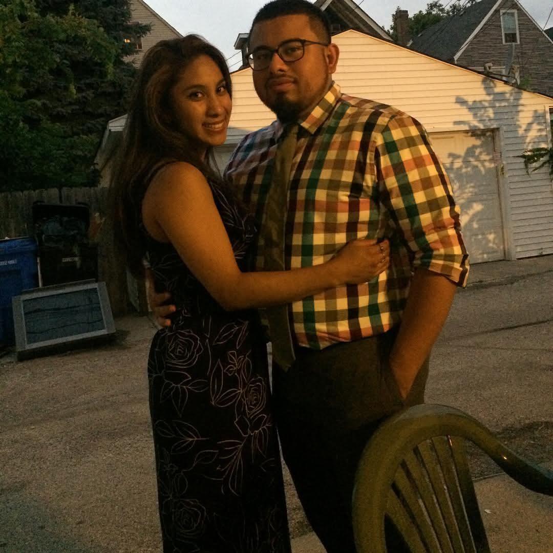 This is our very first picture as a couple! Taken in 2015