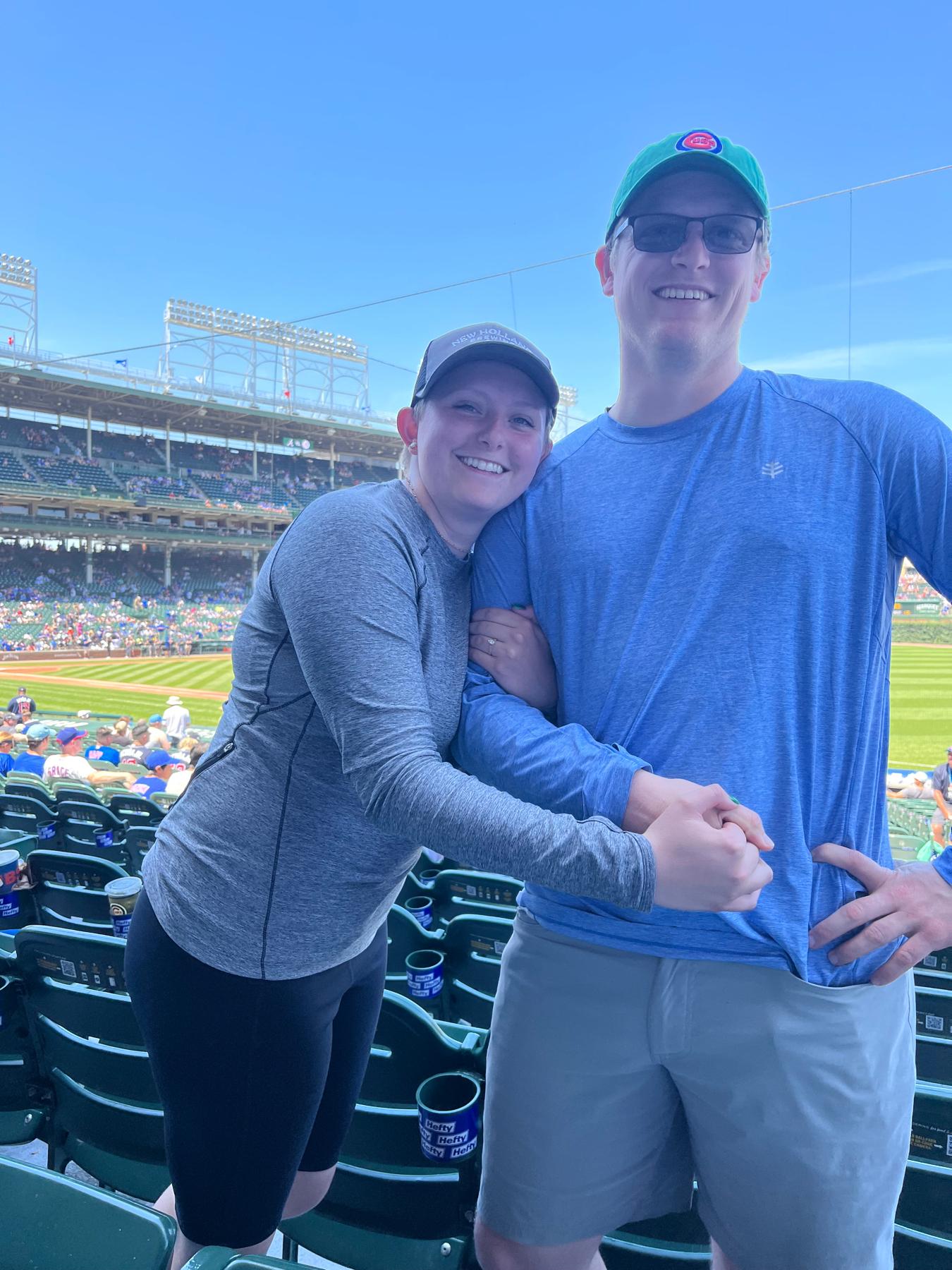 A Chicago Cubs game! Also, the day we announced our engagement!