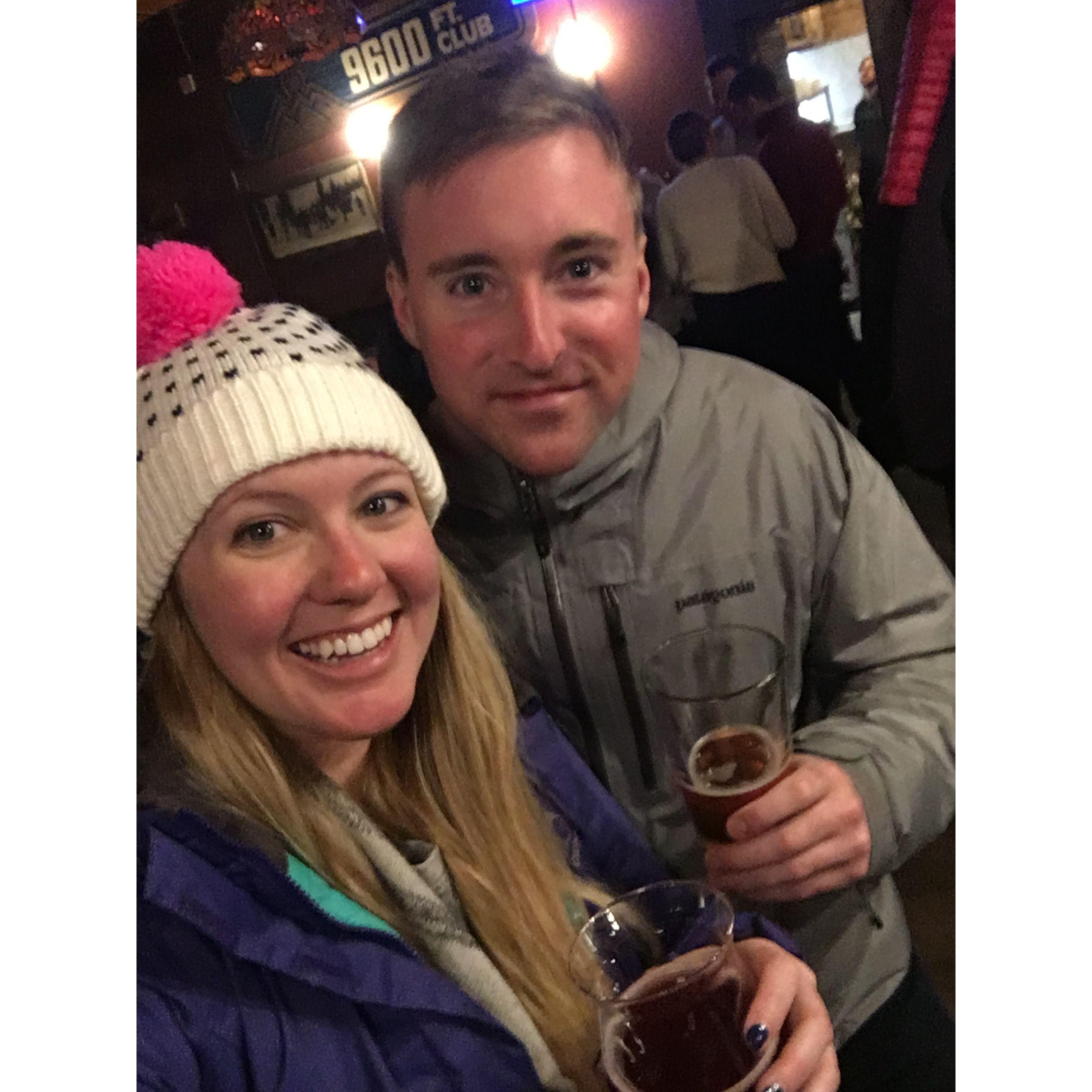 First trip to Breck (NOT when Kaff broke her leg...)