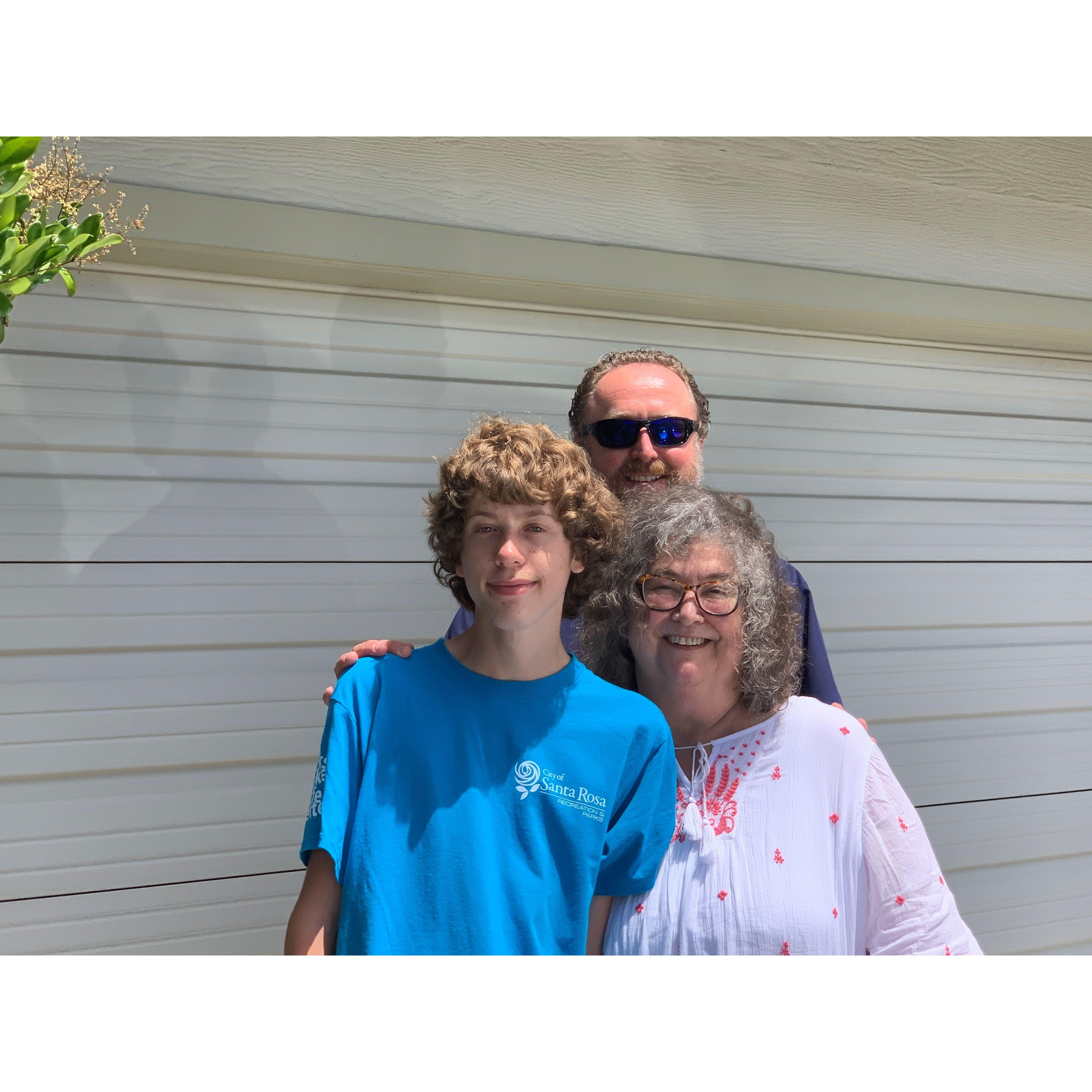 Three generations of love.  Romanza, Trent and Davin