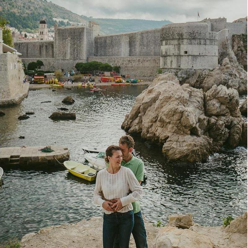 Concert hug in Dubrovnik