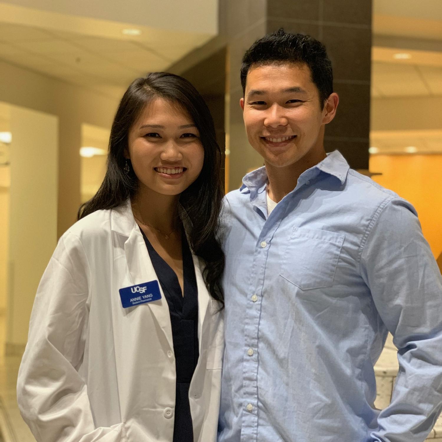 Annie's white coat ceremony for UCSF School of Pharmacy (August 2019)