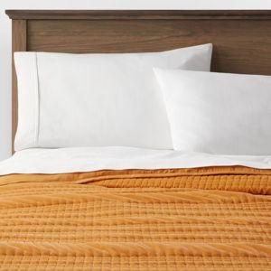 Mustard Lofty Velvet Quilt - King - Threshold™