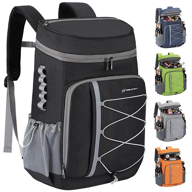 Maelstrom Cooler Backpack,35 Can Backpack Cooler Leakproof,Insulated Soft Cooler Bag,Camping Cooler,Beach Cooler,Ice Chest Backpack,Lightweight Travel Cooler Lunch Backpack for Hiking,Shopping