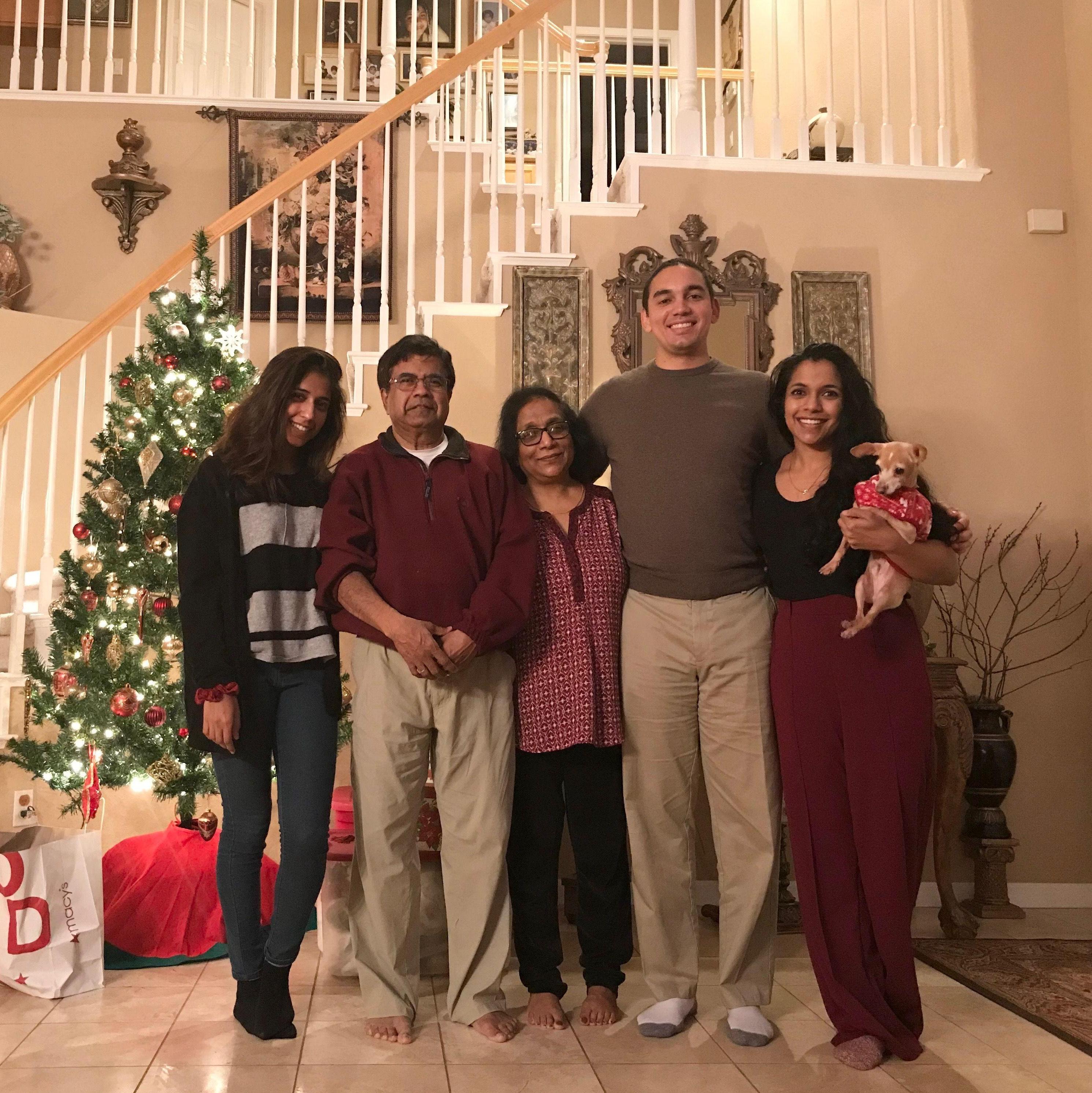 Nick met her family for the first time at Thanksgiving