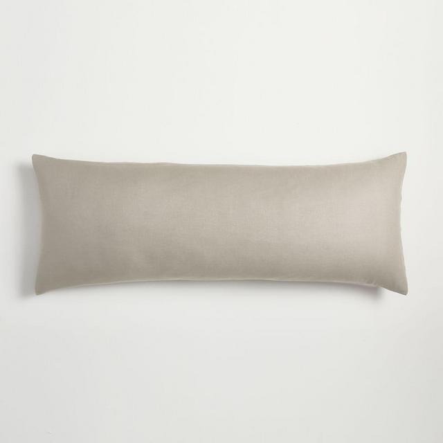 European Flax Linen Body Pillow Cover, One Size, Natural Flax