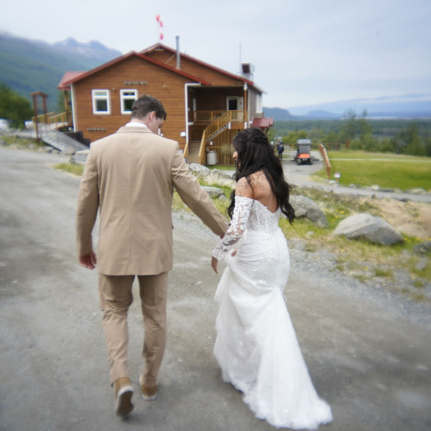After our first look heading to board the helicopter