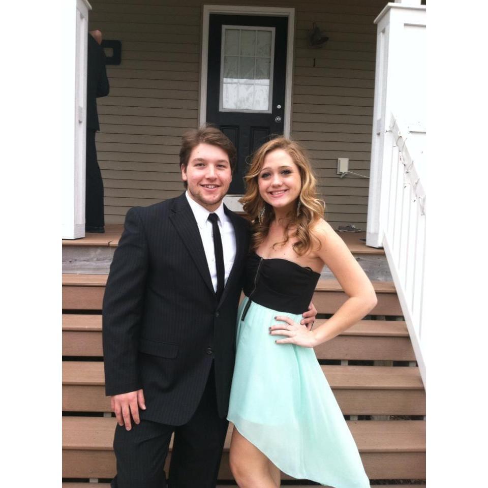 Our first photo together