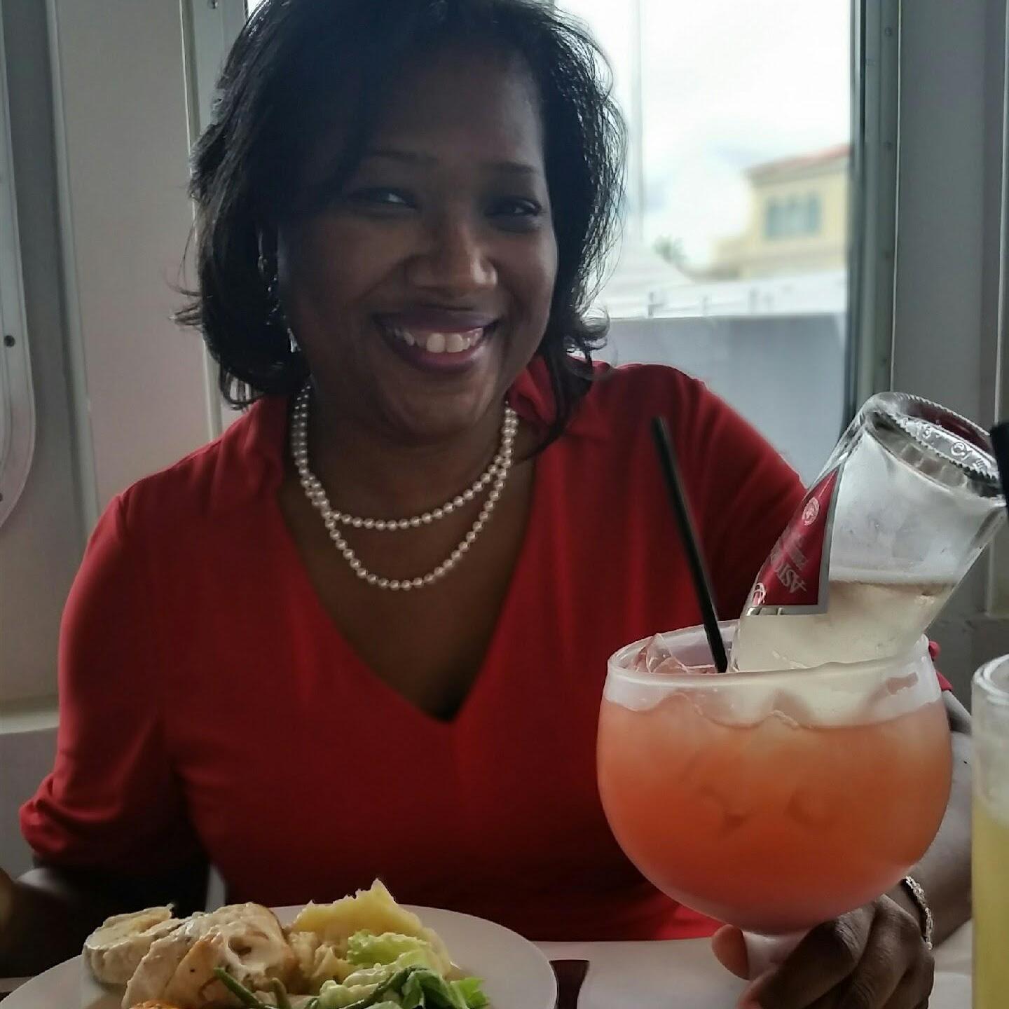 Celebrating a birthday.