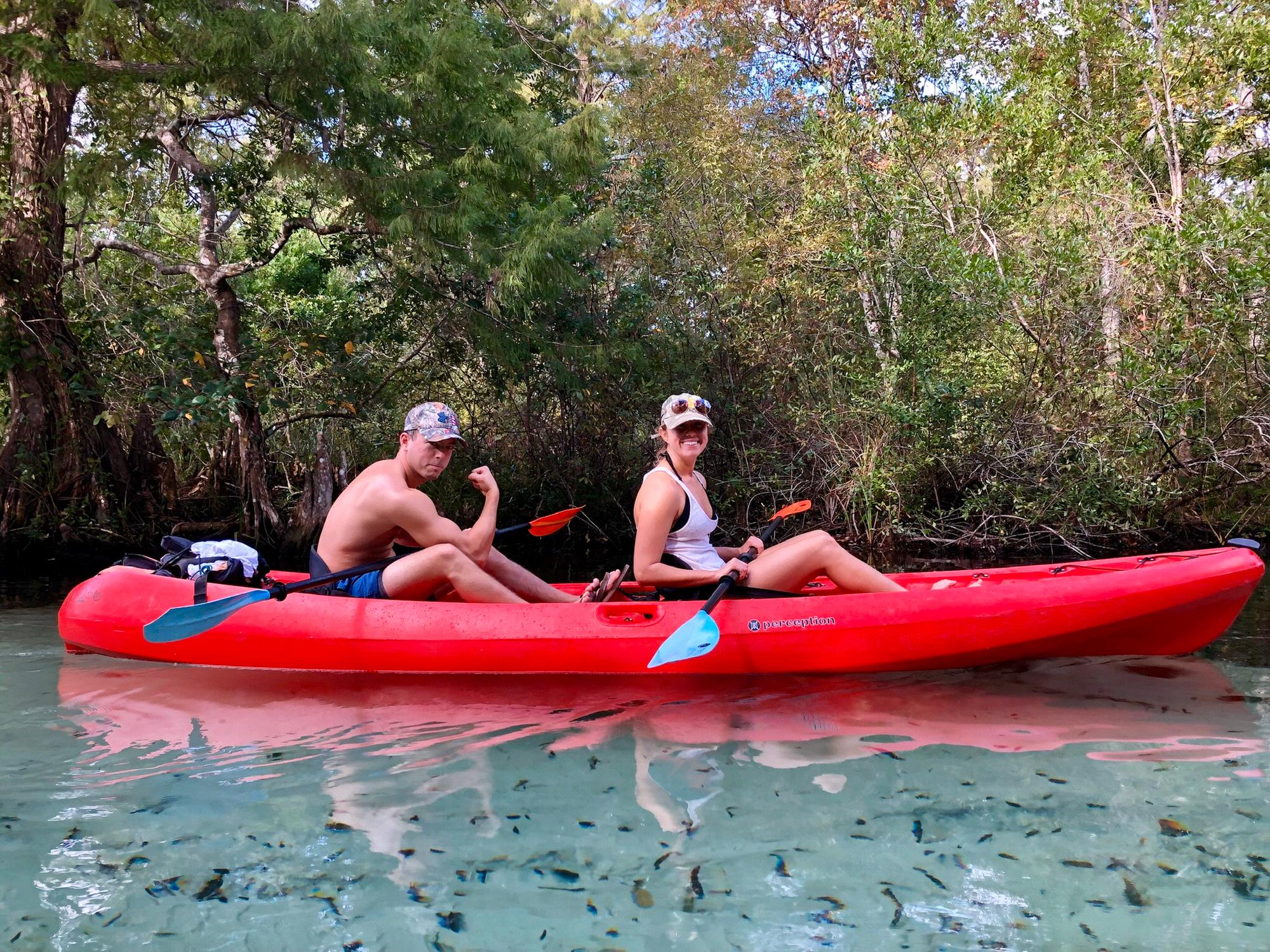 Jen's hometown river the Weeki Wachee