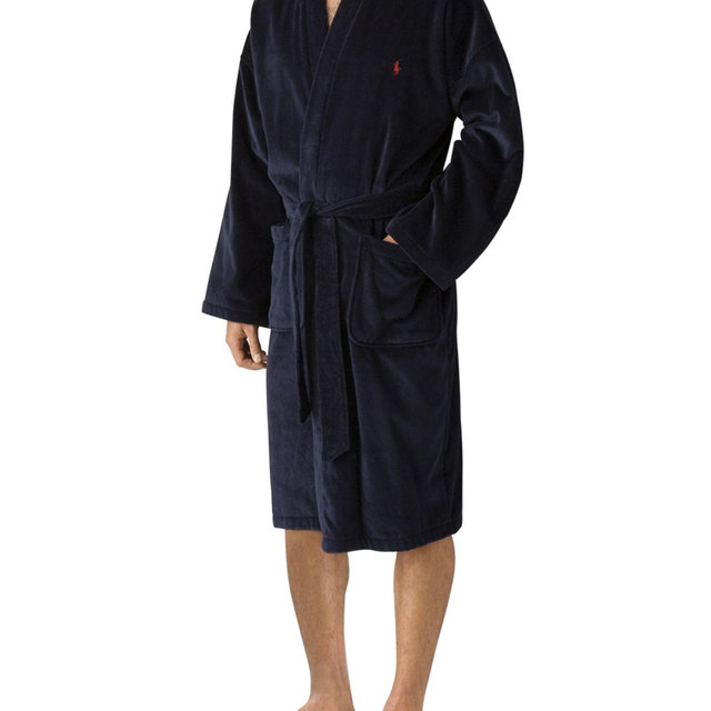 Polo Ralph Lauren Men's Kimono Cotton Velour Robe