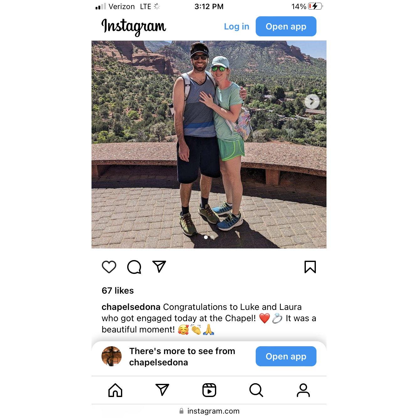 6-19-2023 The day we got engaged in Sedona!